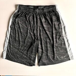 Grey Nike dri-fit Basketball Shorts 10” inseam size L
